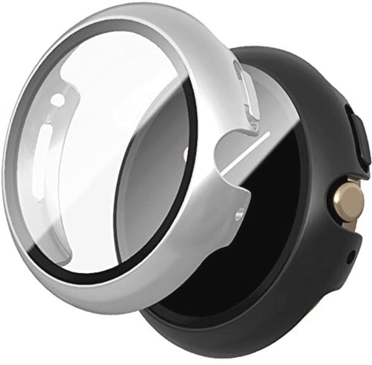 Compatibele Beschermhoes en Schermbeschermer voor Google Pixel Watch 2 - 2 Stuks