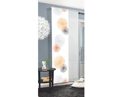 Schuifgordijn Oranje 245 x 60 cm - Perfect Als Raamdecoratie of Scheidingswand