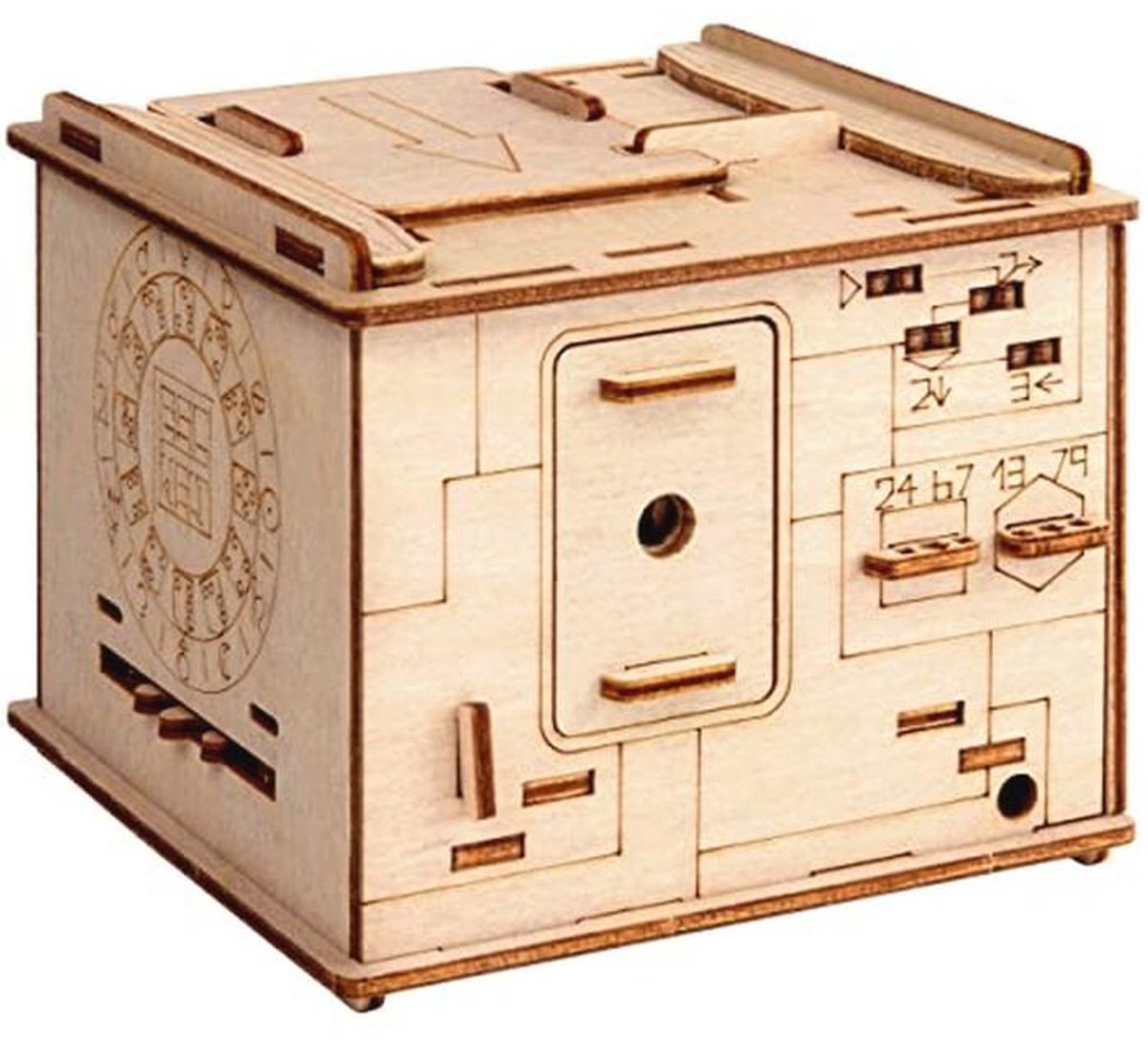 Houten Puzzel Box voor Volwassenen en Kinderen - Interactieve Raadselbox voor Puzzelspel Fans - Escape Room Ervaring Thuis