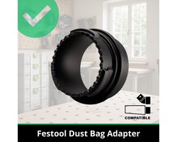 Slang- en stofzakadapter voor Festool TS55, TS60, TS75 invalcirkelzaagmachines en HK55, HK85 handcirkelzaagmachines