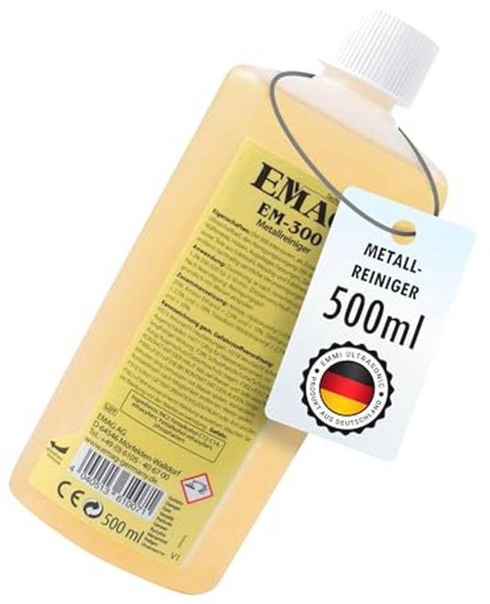 Ultrasone Metaalreiniger voor Roestvrij Staal en Fittingen - 500 ml