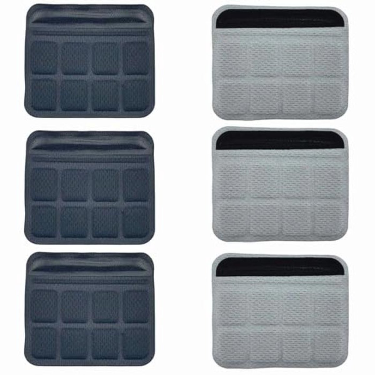 Set van 6 zachte kinkussens voor fiets- en motorhelmen