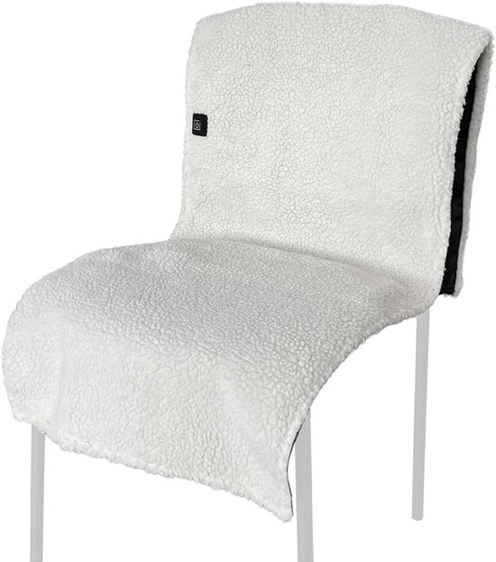 Teddy Stoelverwarmer Verwarmd - Powerbank 5000 mAh - Wit - - Teddy - €29,11