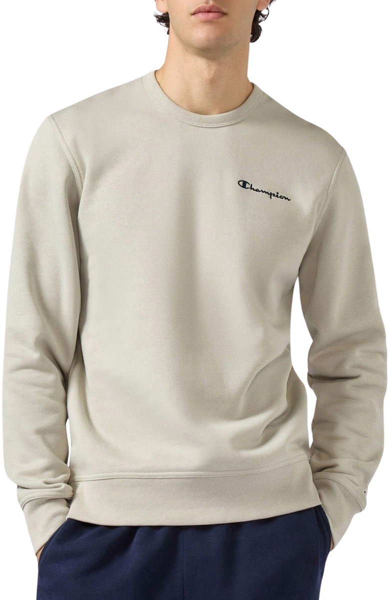 Champion Icons Small Logo Crewneck Sweater Heren Grijs