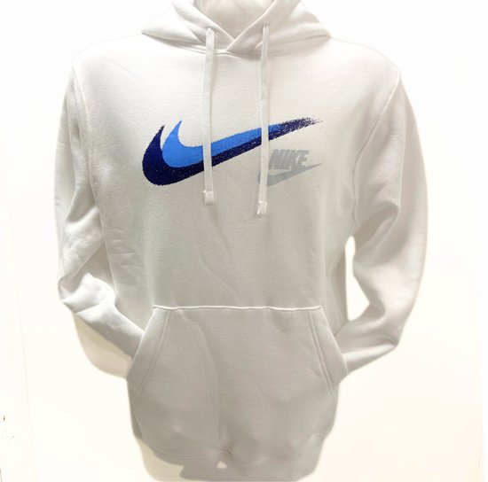 Pull polaire Nike Sportswear Double Swoosh (Wit) - Taille M