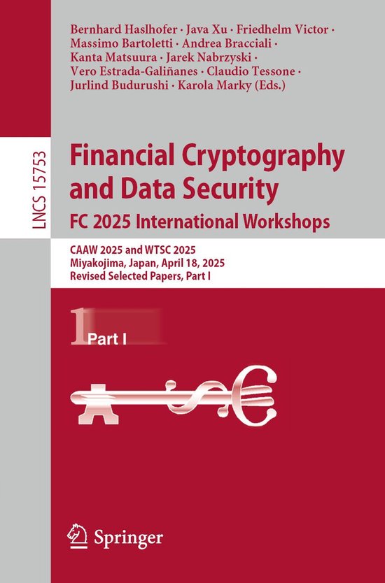 Springer Nature Proceedings Computer Science 1 - Financial C ... - cover