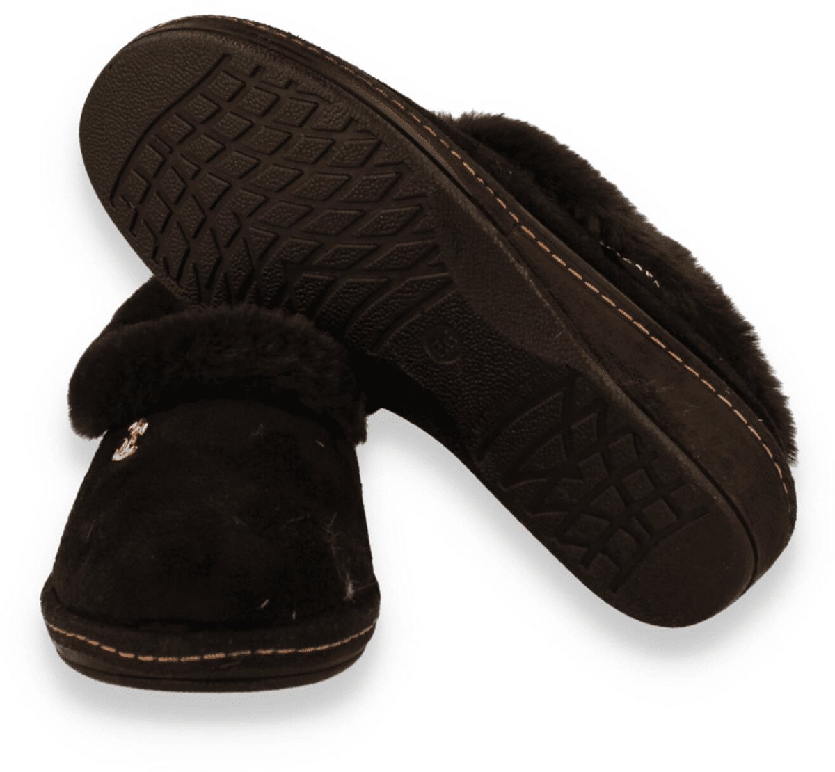 Scapa Dames Pantoffel | Zwart | Maat: 39