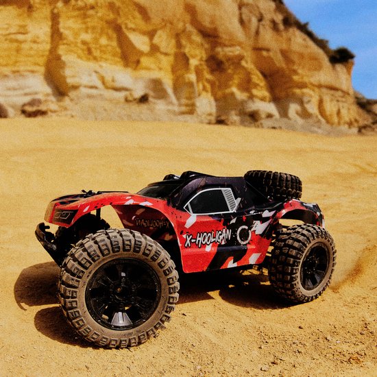 Carrosserie Overmax X-Hooligan – Carrosserie RC Auto – Capot de remplacement pour X-Hooligan – Accessoire pour Monster Truck RC – Nieuwe Look – Durable et léger – Montage facile – Personnalisez votre RC – Design pour course tout-terrain et cascades