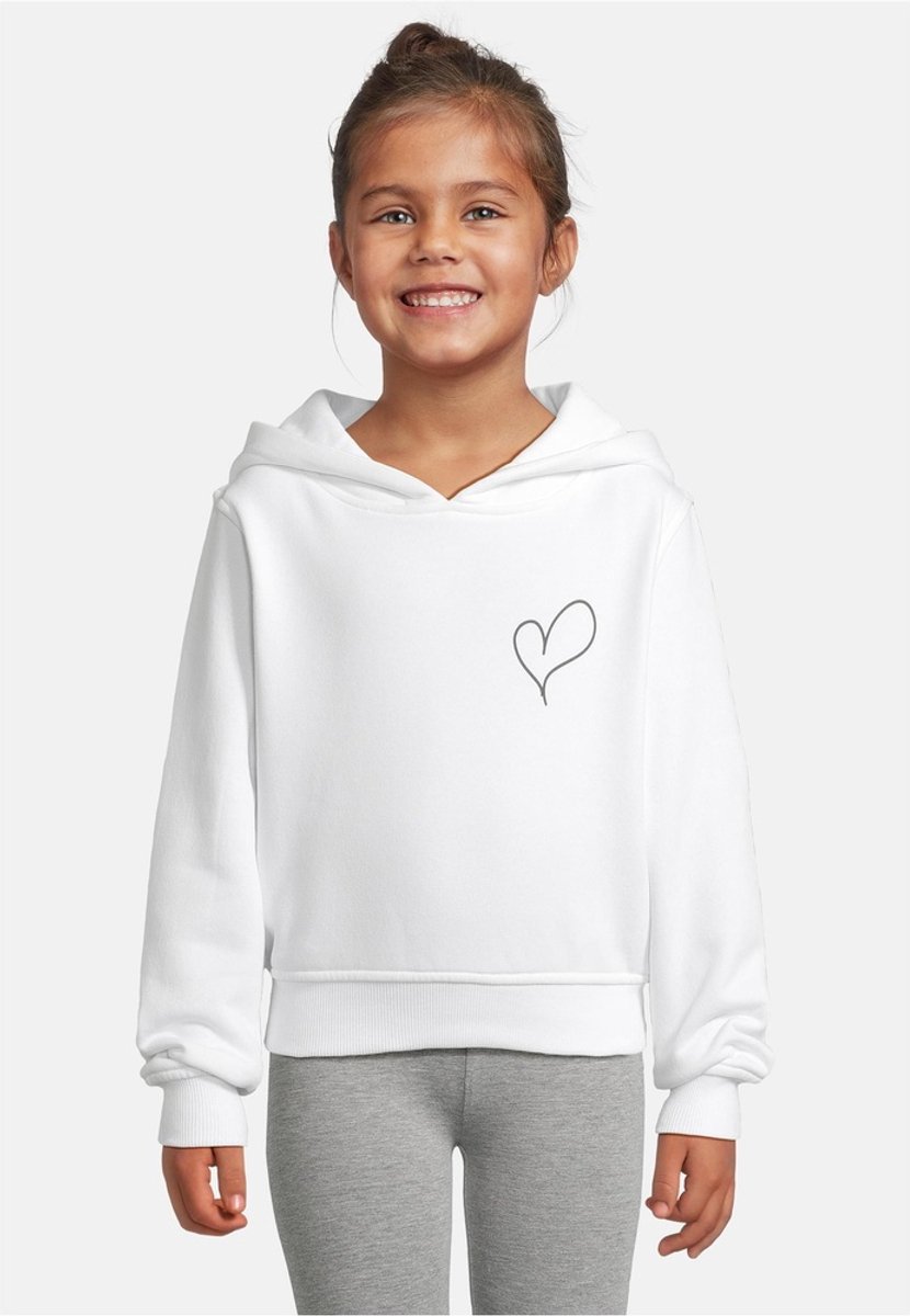 Urban Classics 2pack Heart & Bow Kinder hoodie/trui Kids 122/128 Wit