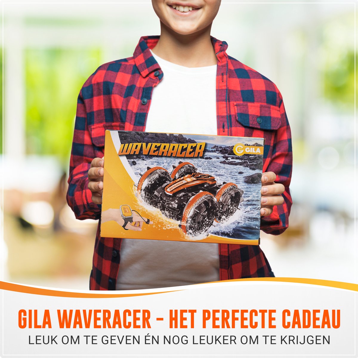 GILA Bestuurbare auto - 1,5u Speelplezier 2 Accu's - Race Auto Afstand bestuurbaar – RC Auto – 100 meter bereik - Polsbesturing — afbeelding 5
