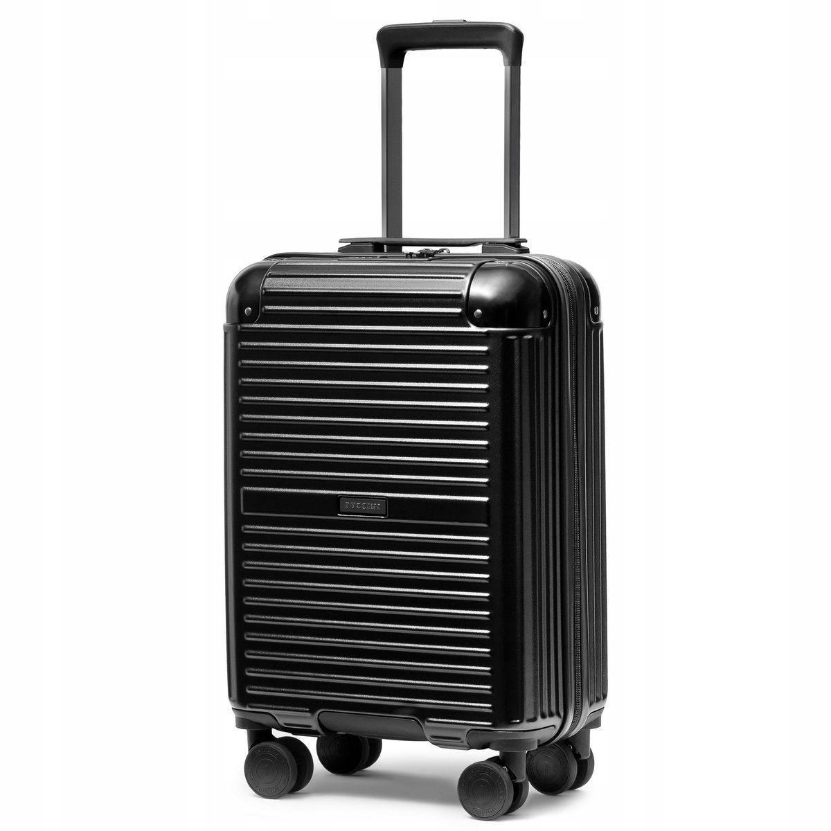Puccini Dallas handbagagekoffer, zwart, polycarbonaat, TSA-sleuf