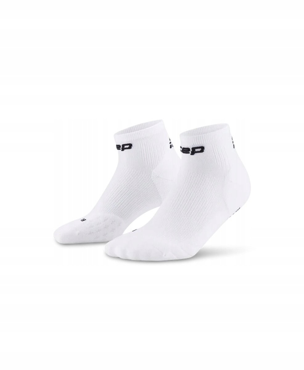CEP Core Run 5.0 Low Cut Compressie Sokken Heren Wit XL