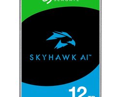 Seagate Skyhawk AI Serie - Interne harde schijf - 12TB - 7200 RPM - 512 MB Cache