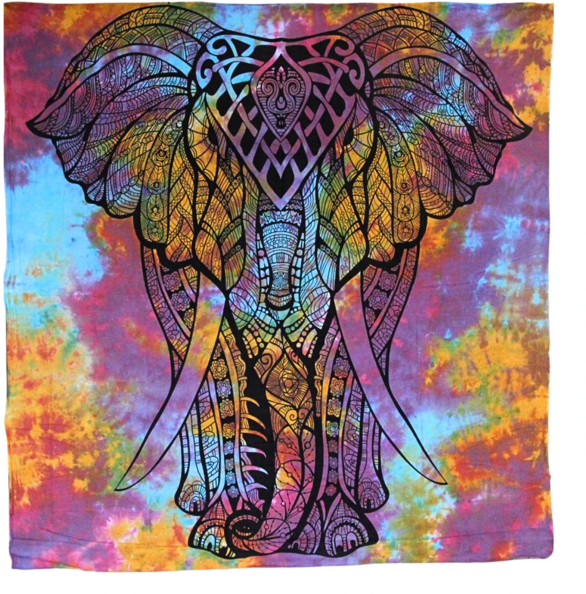 Grand Foulard 503 - Grote Olifant - Regenboog kleuren