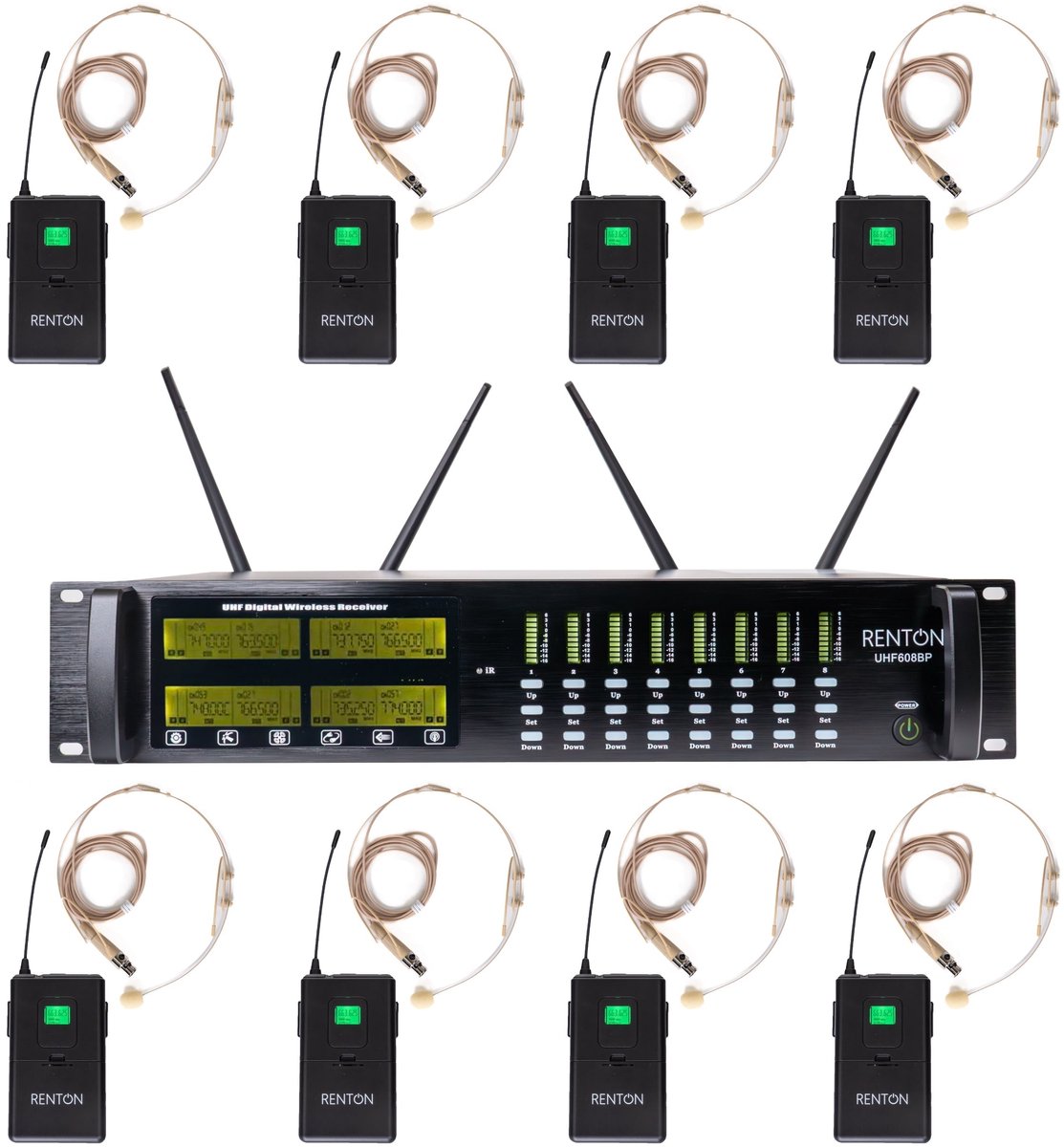 Renton Pro Wireless Headset (8 channels)