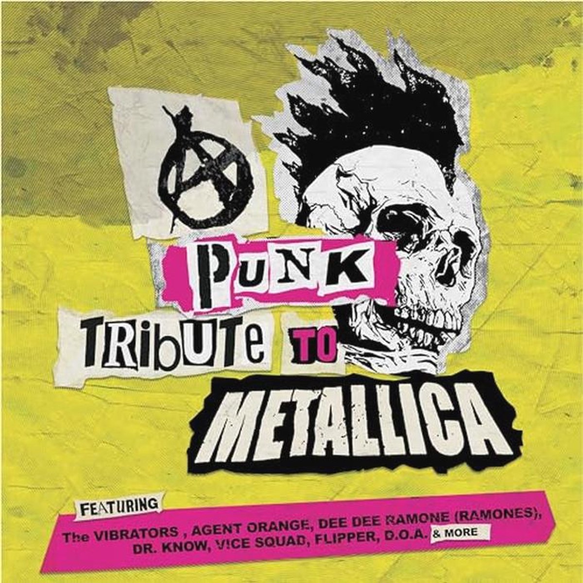 Punk Tribute to Metal muziek (Geel/Rood Spetter)