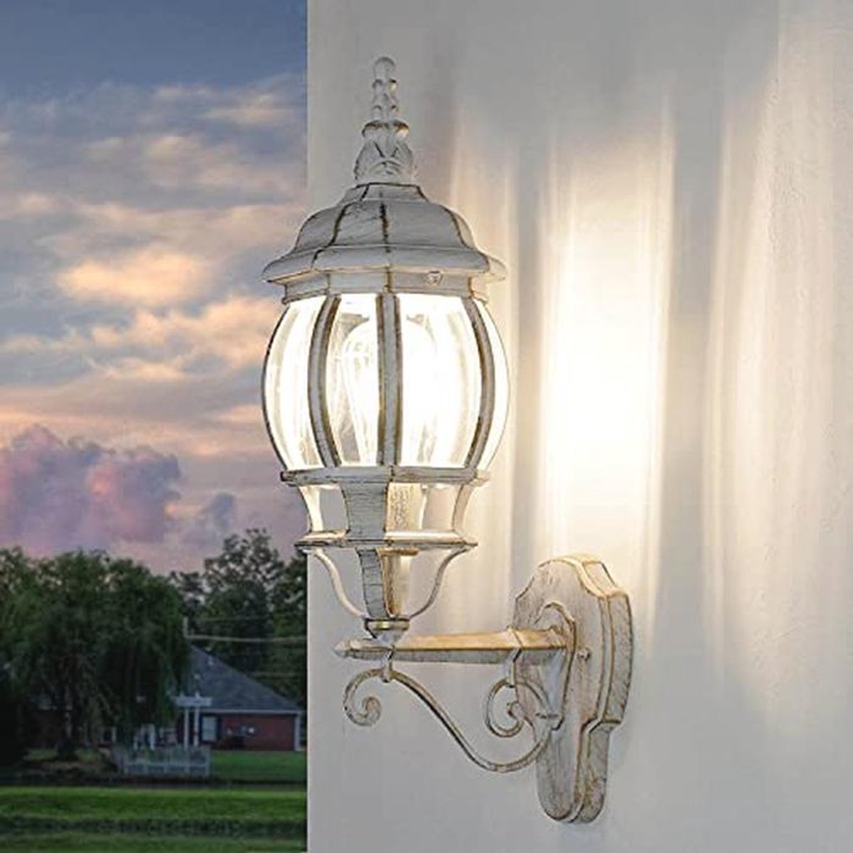 Rustieke E27 Buitenwandlamp IP44 voor Tuin en Terras - Decoratieve Wandverlichting voor Buiten