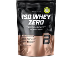 BioTech USA BioTech USA BioTechUSA Iso Whey Zero Premium wei-eiwitisolaat Grasgevoerd Enzymvrij Suiker- en glutenvrij, 454 g, Caffé Latte