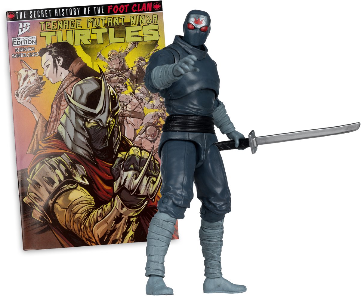 McFarlane Toys Teenage Mutant Ninja Turtles - Actiefiguur - Foot Soldier met Comic Page Punchers