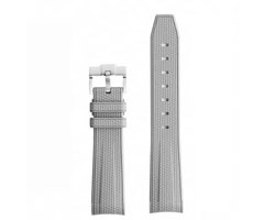 Actie4you® - Horlogeband Geschikt voor Omega MoonSwatch - Swatch - Rolex - SEIKO - Speedmaster - Rubberen horlogeband met perfecte pasvorm - 20mm – Grijs