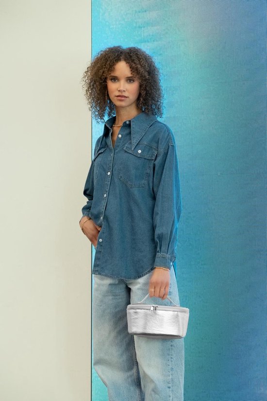 Reisenthel Coolerbag S Pocket Koeltas - 2,5L - Silver Crackle Zilver van Reisenthel — afbeelding 5