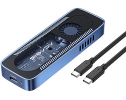 Acasis - EC-6608AIR - 10Gbps - Ingebouwde ventilator - USB 3.1 M.2 2230/42/60/80 NVME SSD Behuizing