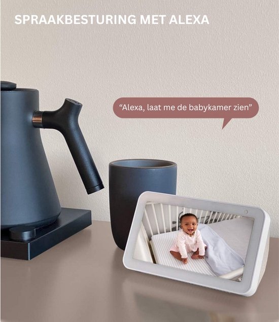 Thuys – Hondencamera – Huisdiercamera – Babyfoon Met Camera En App – Baby Monitor – Wit — afbeelding 3