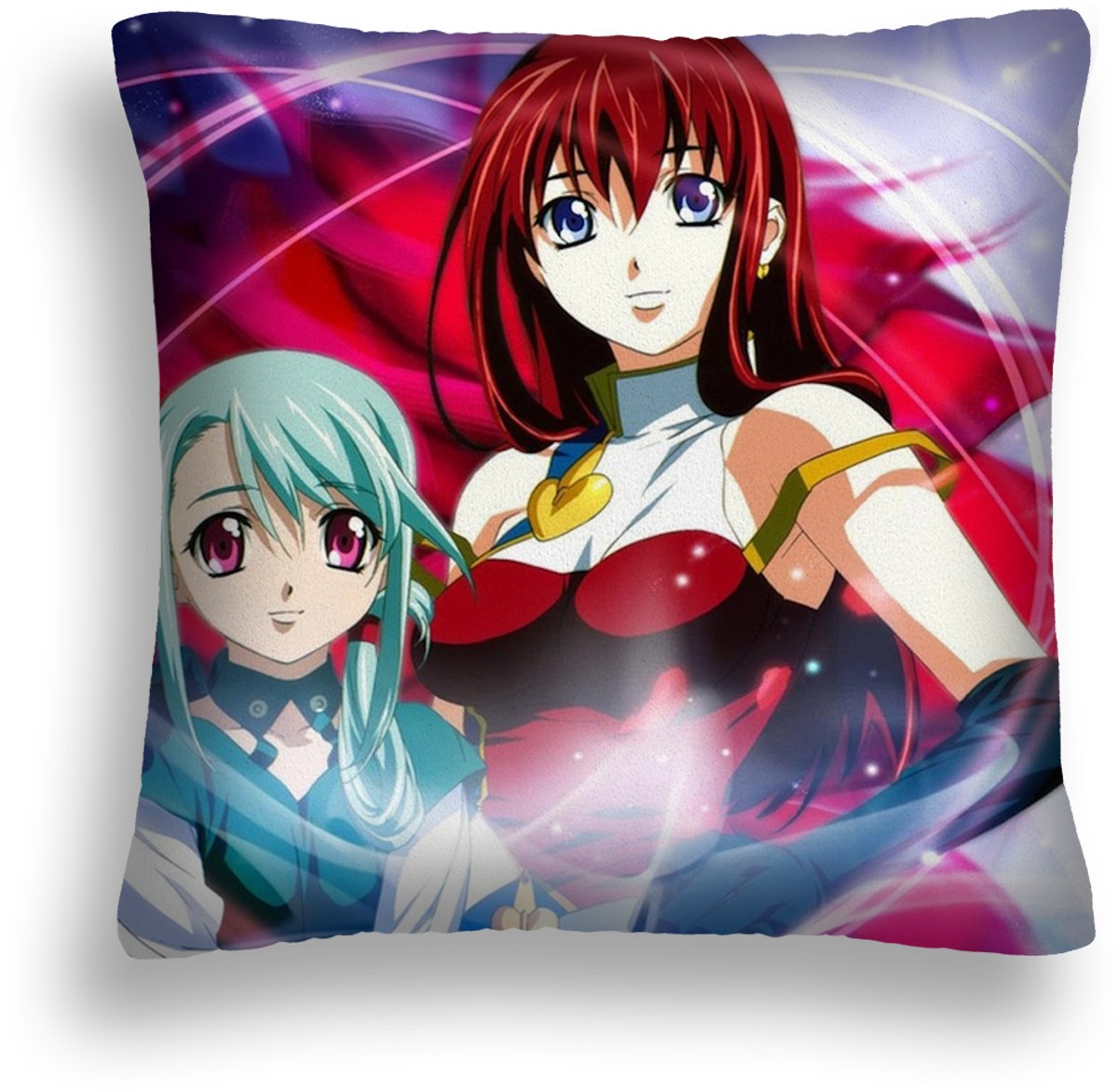 Decoratief Anime Kussen 40x40cm - Zachte Pluche Stijl