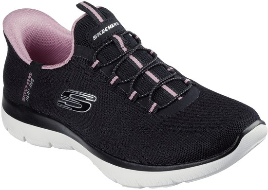 Baskets Skechers pour femmes, modèle Summits Dream Chaser, référence 150284, noir mauve