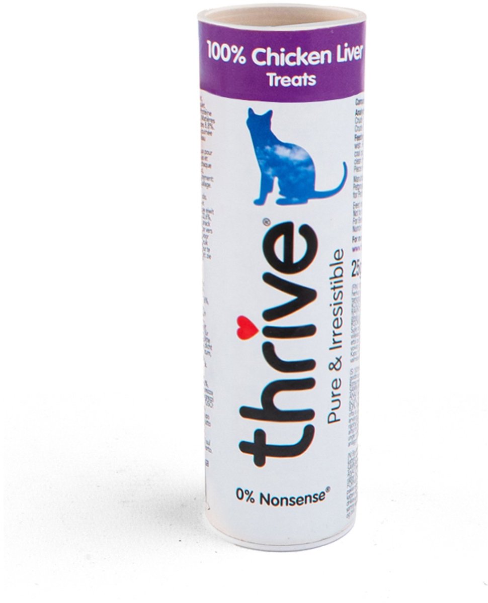 Thrive Pure & Irresistible kattensnack Kippenlever 25 gr.