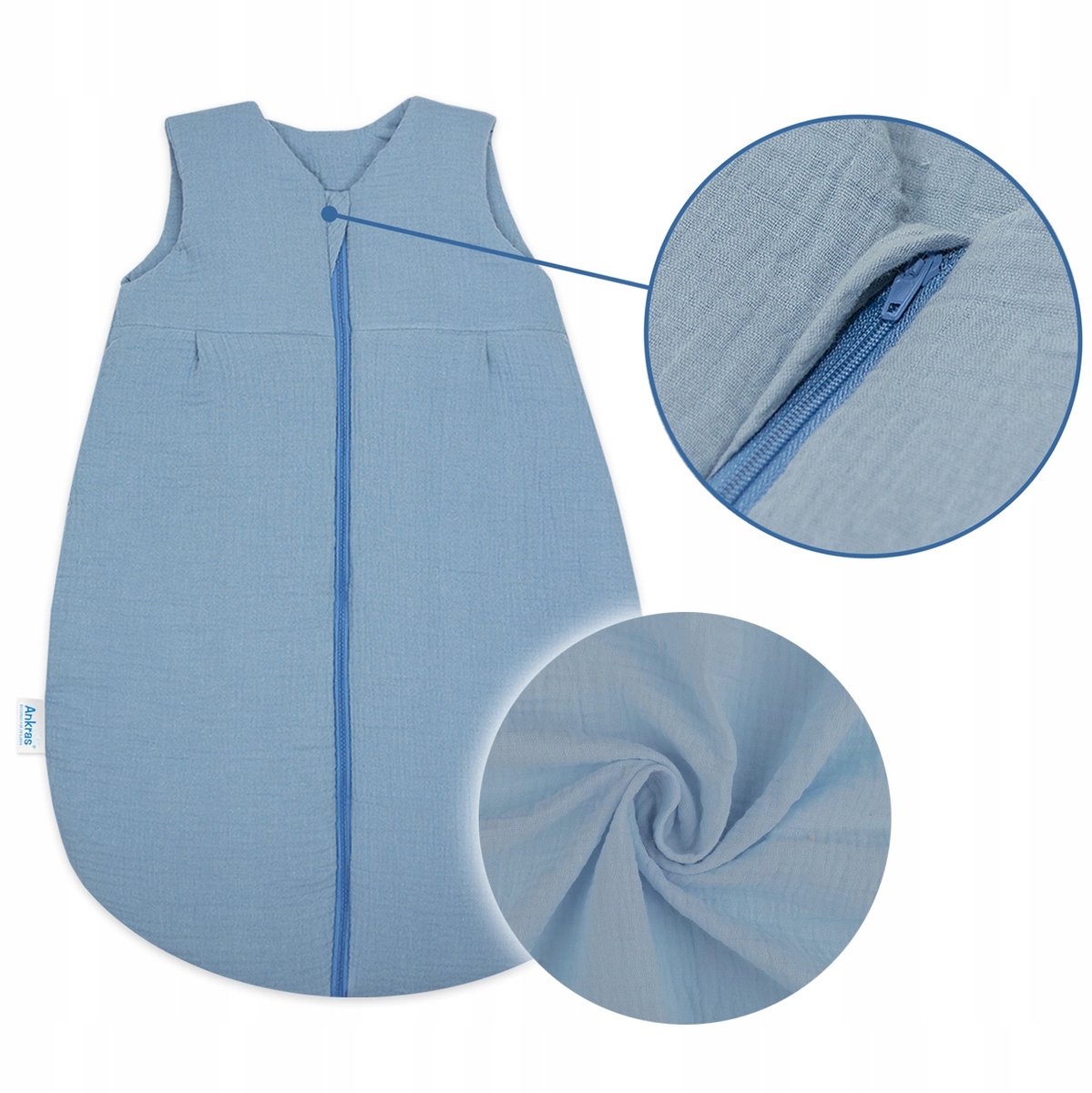 Omslagdoek Muslin 56-62 Warm 1 TOG Katoen