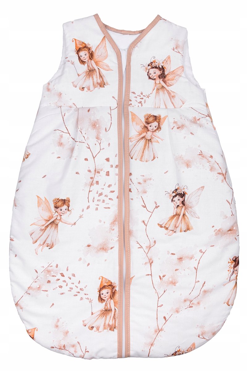 Baby Slaapzak 56-62 1 TOG Katoen Warm Wróżki Beżowy