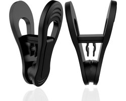 Hanger Clips - Kledingclips Organizer - Kleding Opbergen - Speciaal Ontwerp - 60 Stuks - Zwart