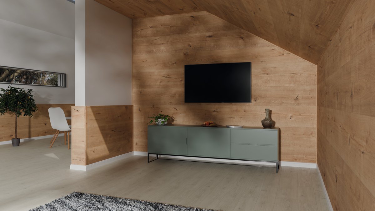 EGGER Decowall Afdekprofiel AL008 Loveland Eik 2400 x 6 x 25mm