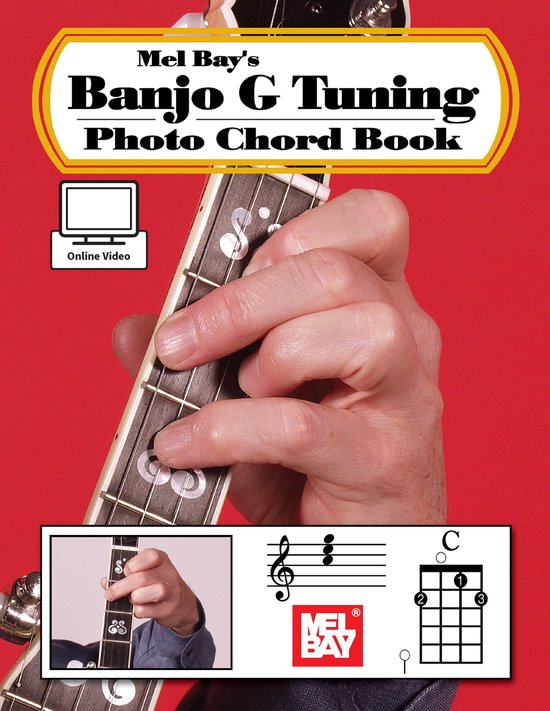 Banjo G Tuning Photo Chord Book - cover