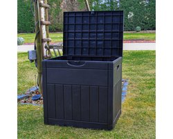 BPS Deluxe Plastic Opslagbox – 126 L – Tuinopslag – Eenvoudige Montage – Geen Gereedschap Nodig