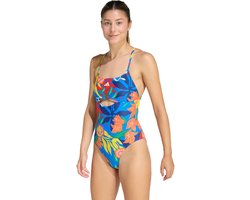 Adidas Sportswear Mexicana Florals Tie-Back Badpak - Dames - Blauw