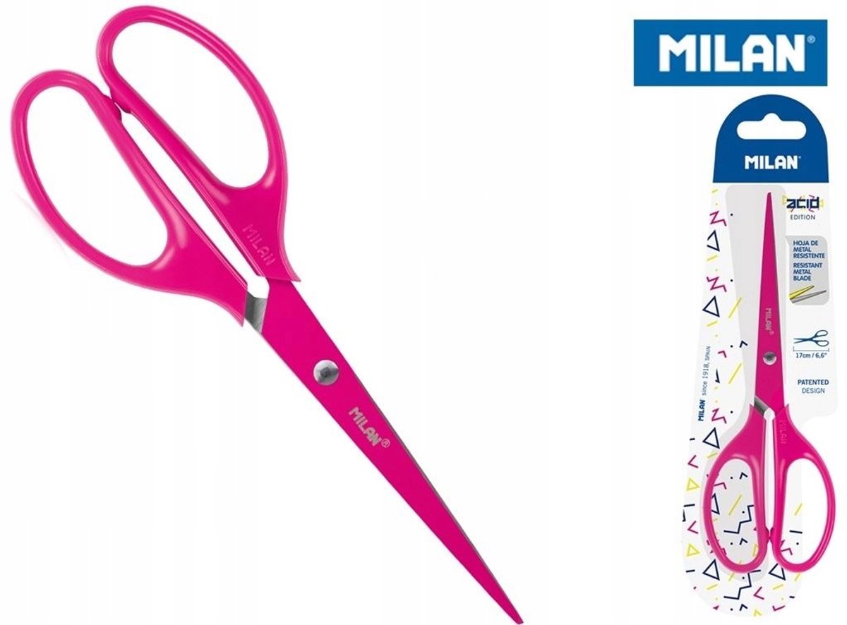 Milan Roze Scherpe Bureau- en Schoolscharen 17 cm
