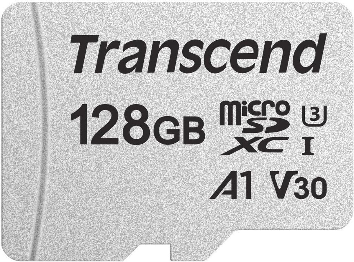 Transcend TS128GUSD300S 128GB | microSDXC I, U3, V30, A1 microSD memory card - 95/40MB/s