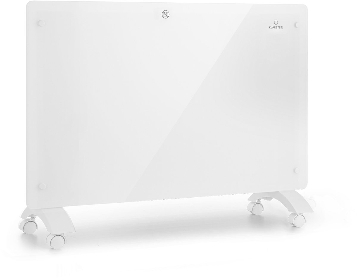 Klarstein elektrische kachel, convectiekachel, vrijstaand of wandmodel, energiebesparende elektrische kachel, app-gestuurd, stille elektrische kachel, vrijstaande elektrische radiator met thermostaat, 1500 W
