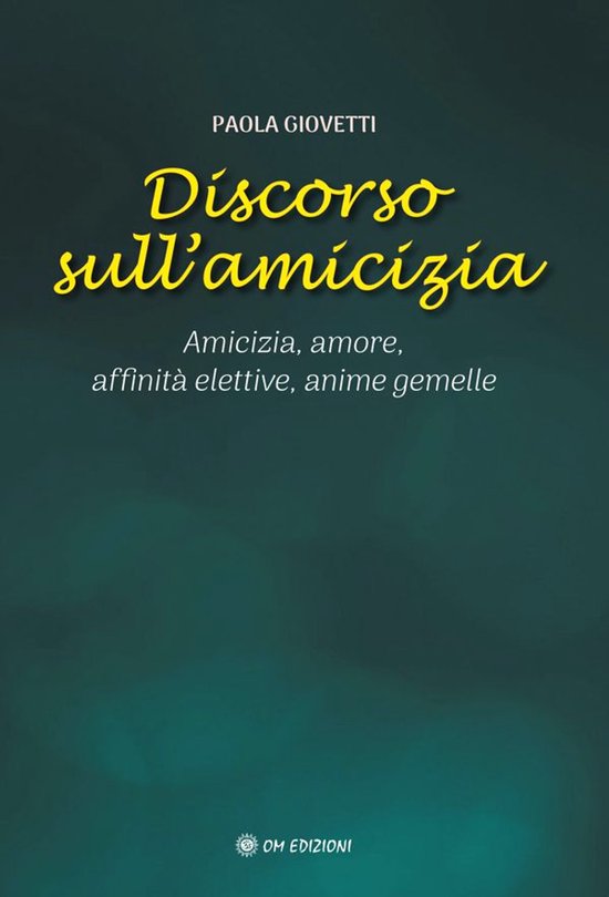 Discorso sull'Amicizia - cover