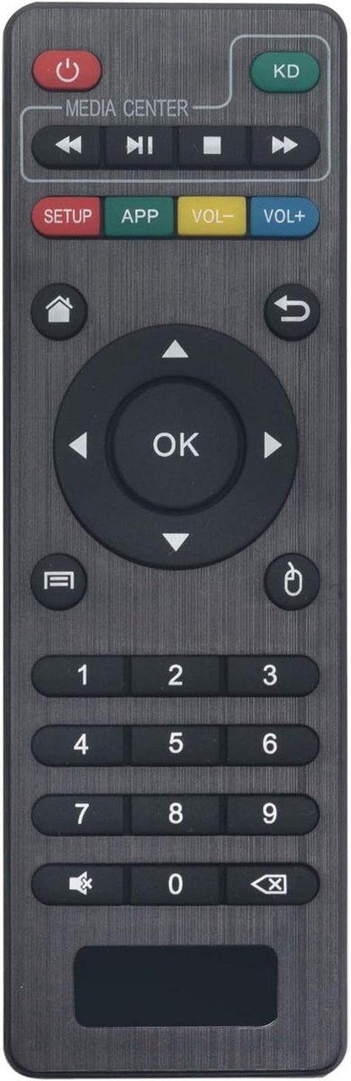 Vervangende Afstandsbediening voor Android TV Box – Compatibel met T95, MXQ, X96, en meer