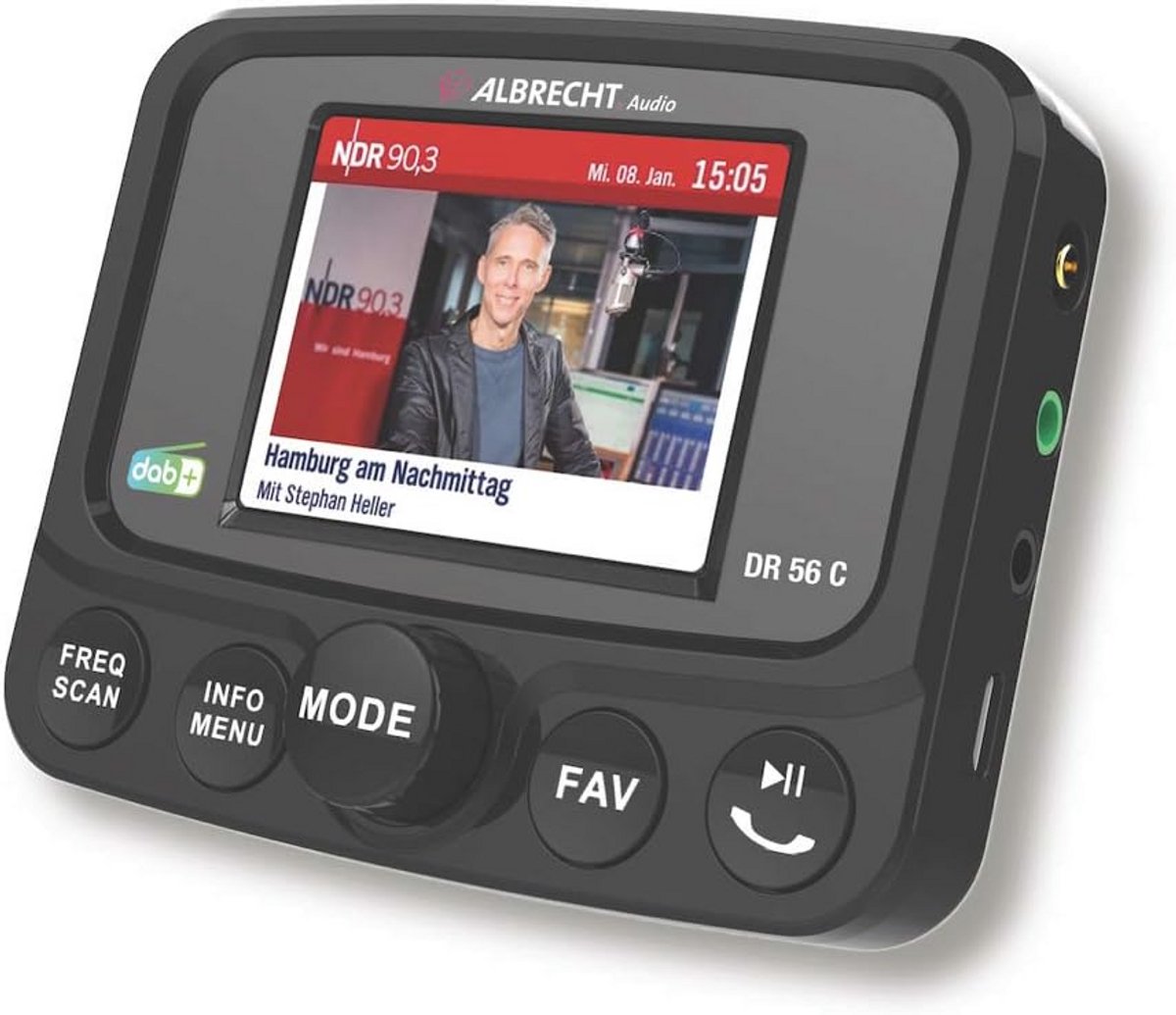 Digitale DAB+ Autoradio Tuner met Kleurendisplay en Bluetooth - Upgrade je Autoradio