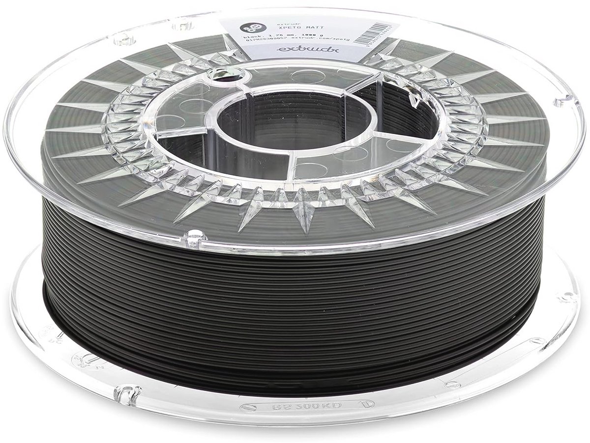 3D-printerfilament ø1,75 mm MATT zwart - Hoge kwaliteit en 100% recyclebaar