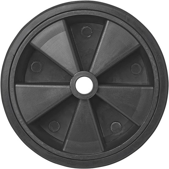 Reservewiel Steunwiel met Kunststof Velg en Massief Rubber Banden 220 x 70 mm van Merkloos	 — afbeelding 4