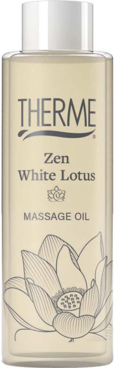 THERME Zen White Lotus Massage Oil - 125 ml