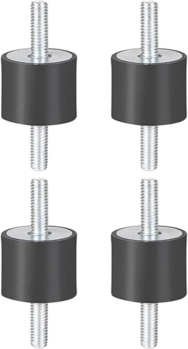 Rubberen Schokdempers M6 Set van 4 - Anti-vibratie Silentblock voor Auto en Apparaten