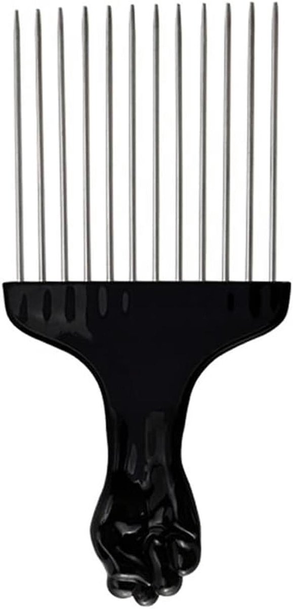 Afro kam voor natuurlijk krullend haar - Vingerstyler Haar Styling Tool