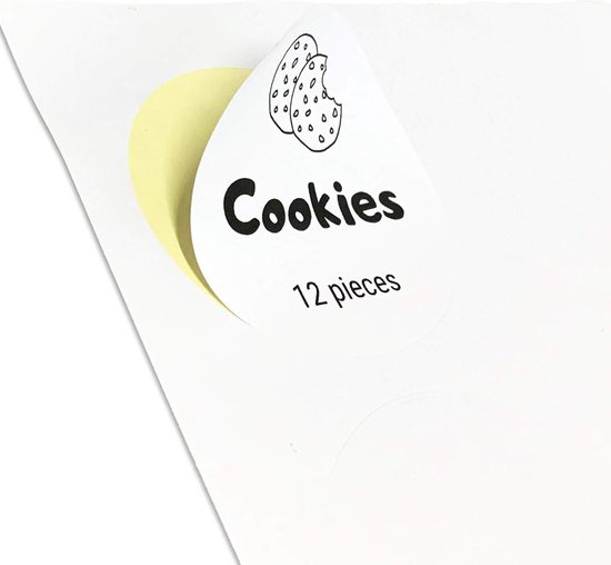 Allecta - Ronde Zelfklevende Etiketten Stickers Labels - A4 Formaat ...
