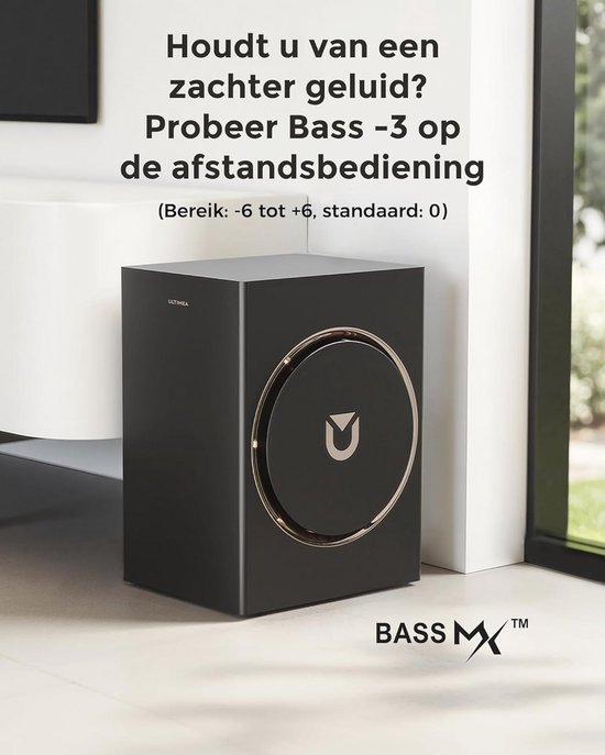 ULTIMEA 5.1.2 Soundbar met Dolby Atmos, Surround Sound System voor TV met 2 Surround Speakers, App Bediening, Soundbar voor TV met Subwoofer voor Home Theater, BT 5.4, HDMI eARC, Skywave F40 Boom van Ultimea — afbeelding 3